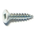 Midwest Fastener Sheet Metal Screw, #8 x 3/4 in, Zinc Plated Steel Flat Head Square Drive, 50 PK 63991